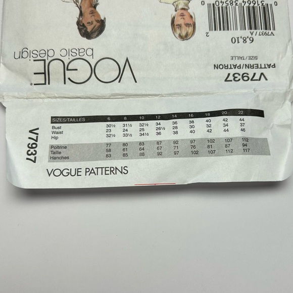 🪡 VOGUE Basic Design Misses’ Skirts Sewing Pattern V7937 - Picture 4 of 4